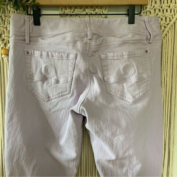 LILLY PULITZER Wisteria Worth Straight Jeans Purple Size 10 - Picture 9 of 16